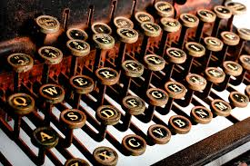 A typewriter